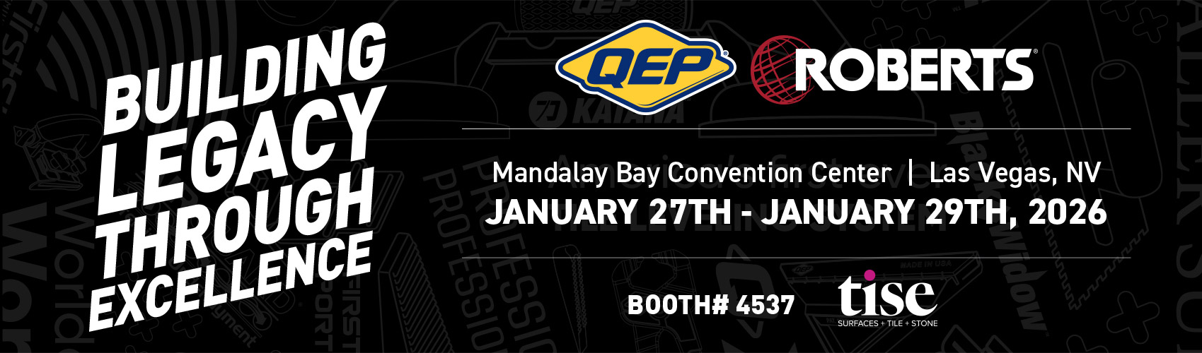 Join us at TISE 2026! Booth # 4537